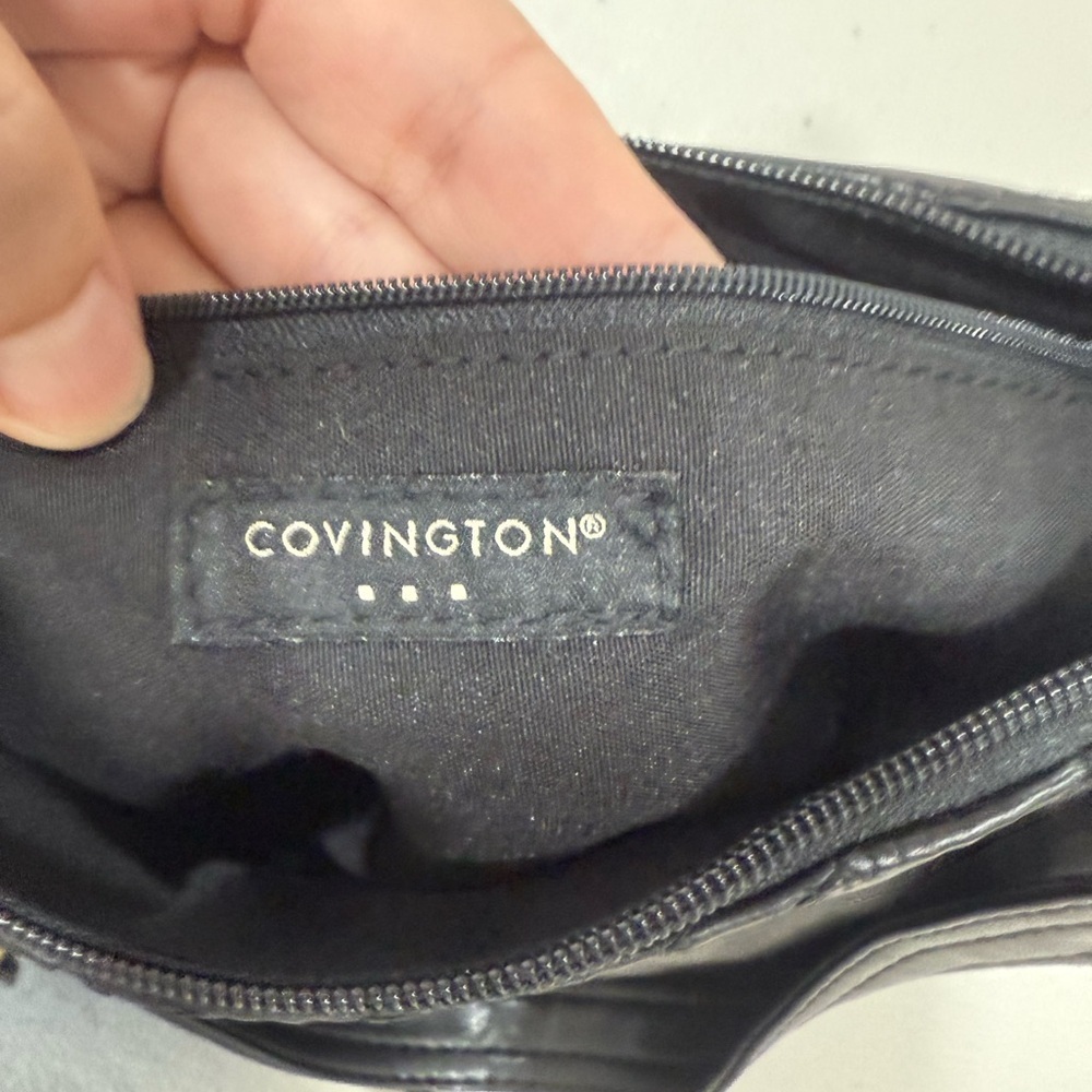 Covington Womens Purse  Patches Shoulder Strap Zipper Bag - Picture 4 of 8
